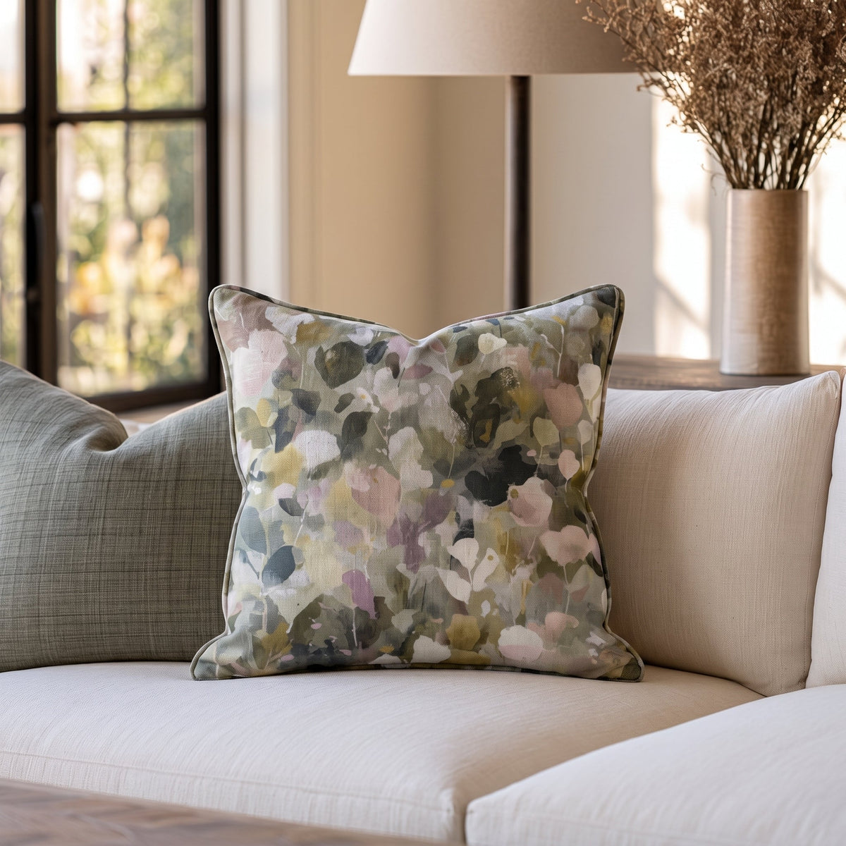 Garden Party Throw Pillow - Lemon Park