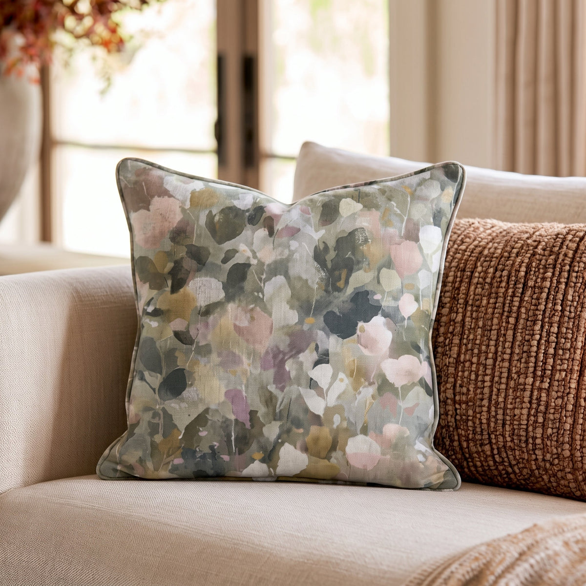Garden Party Throw Pillow - Lemon Park