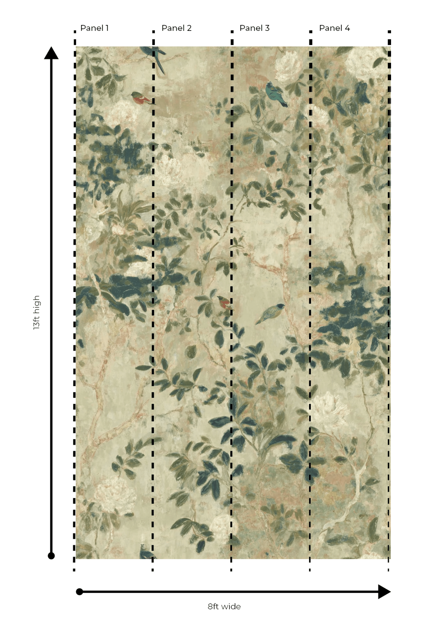 Garden Study - Wall Mural - Lemon Park
