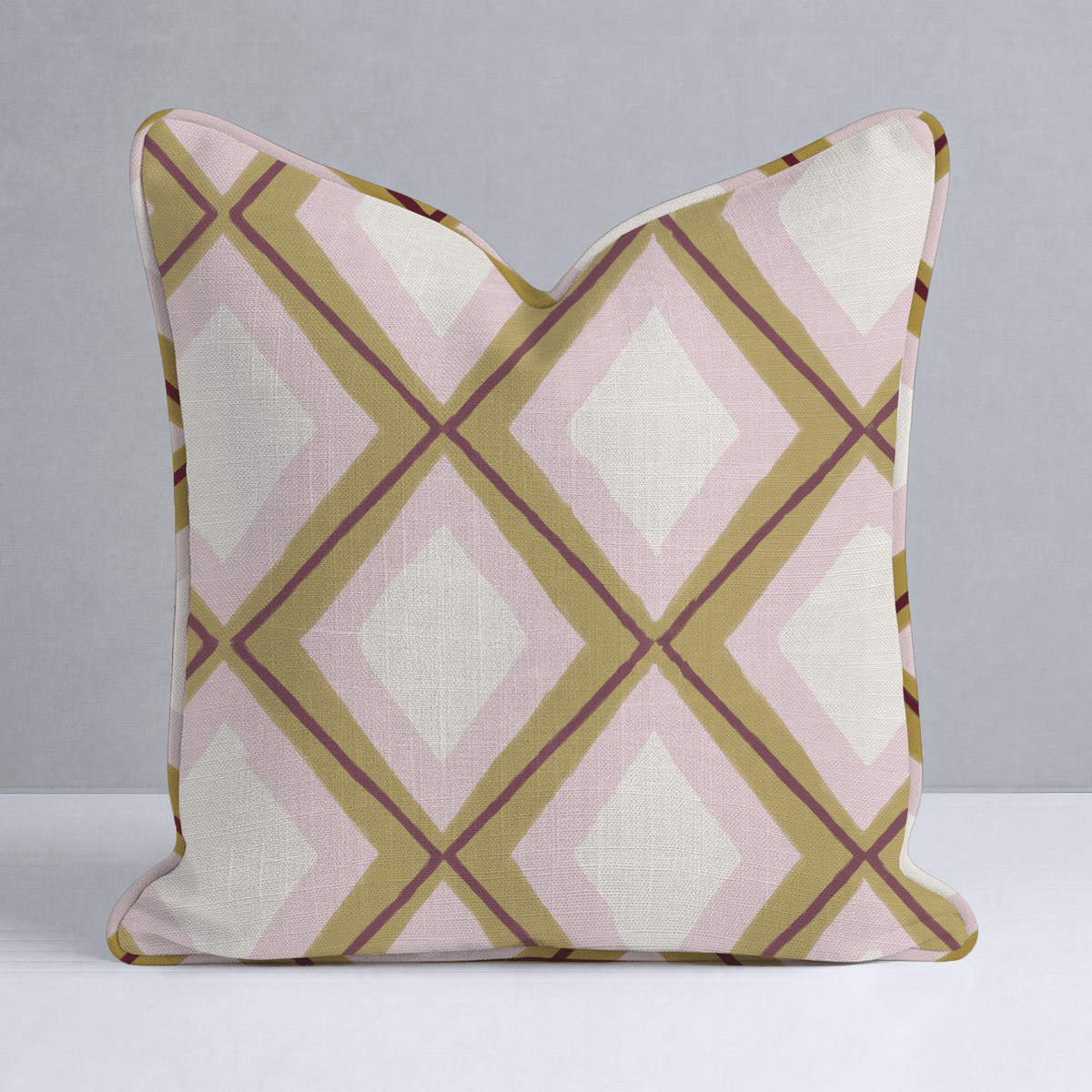 Garden Trellis Throw Pillow - Lemon Park