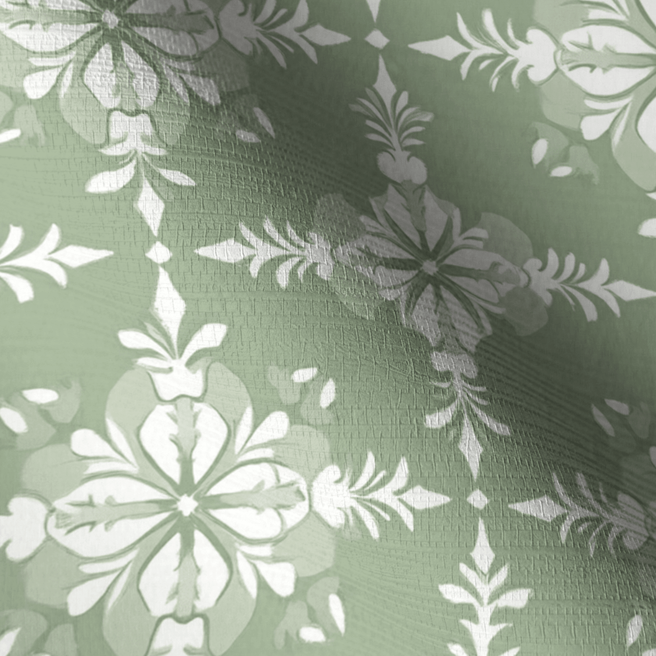 Garden Villa Faux Grasscloth Wallpaper - Lemon Park