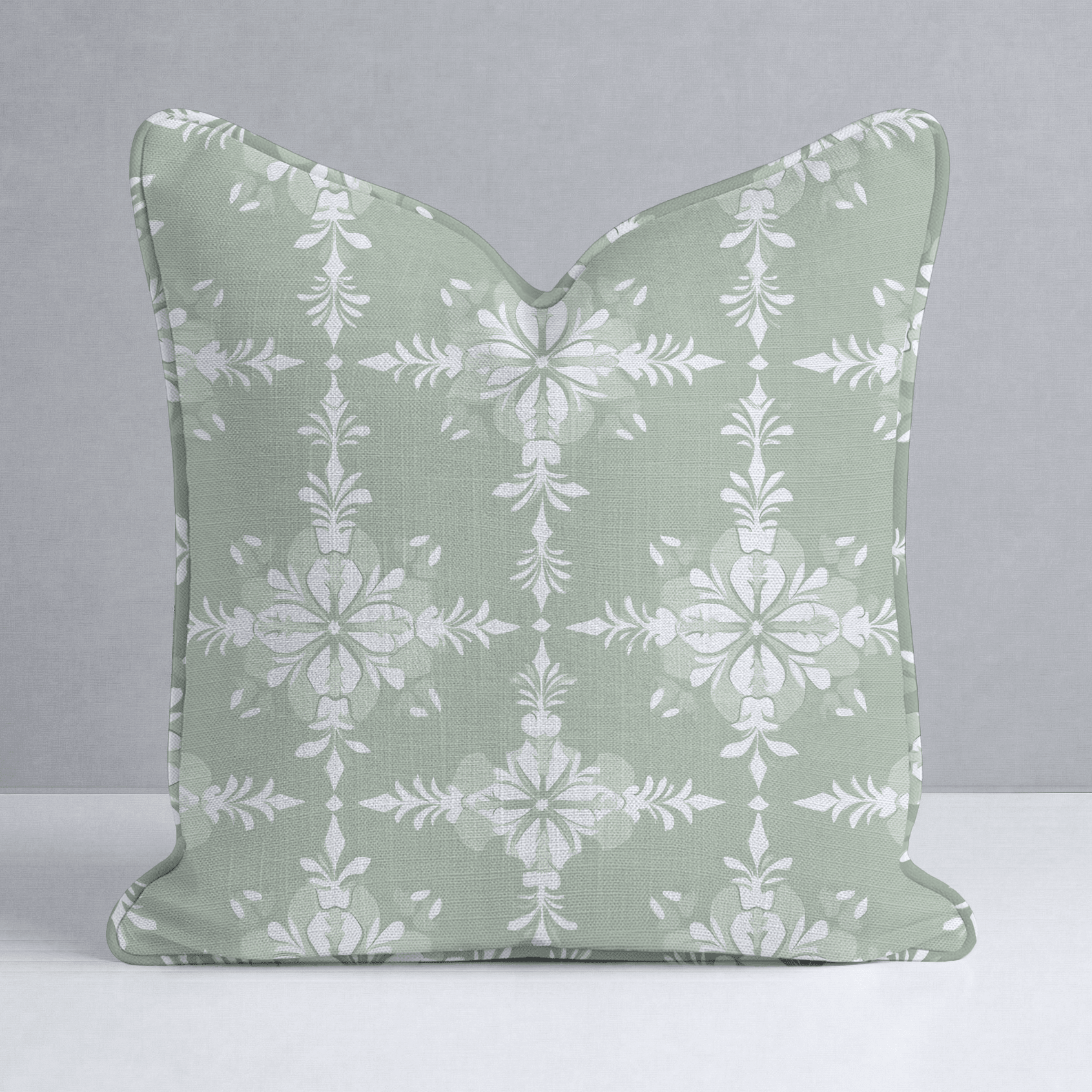 Garden Villa Throw Pillow - Lemon Park