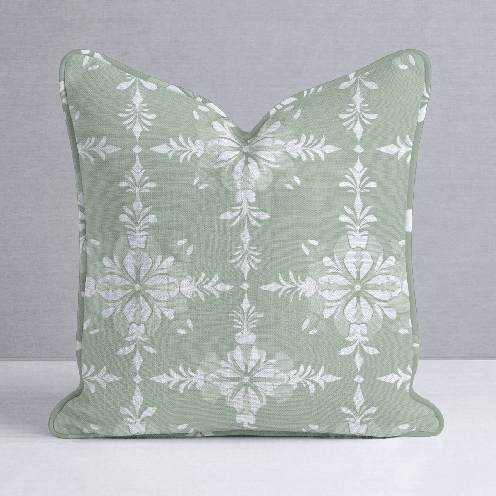 Garden Villa Throw Pillow - Lemon Park