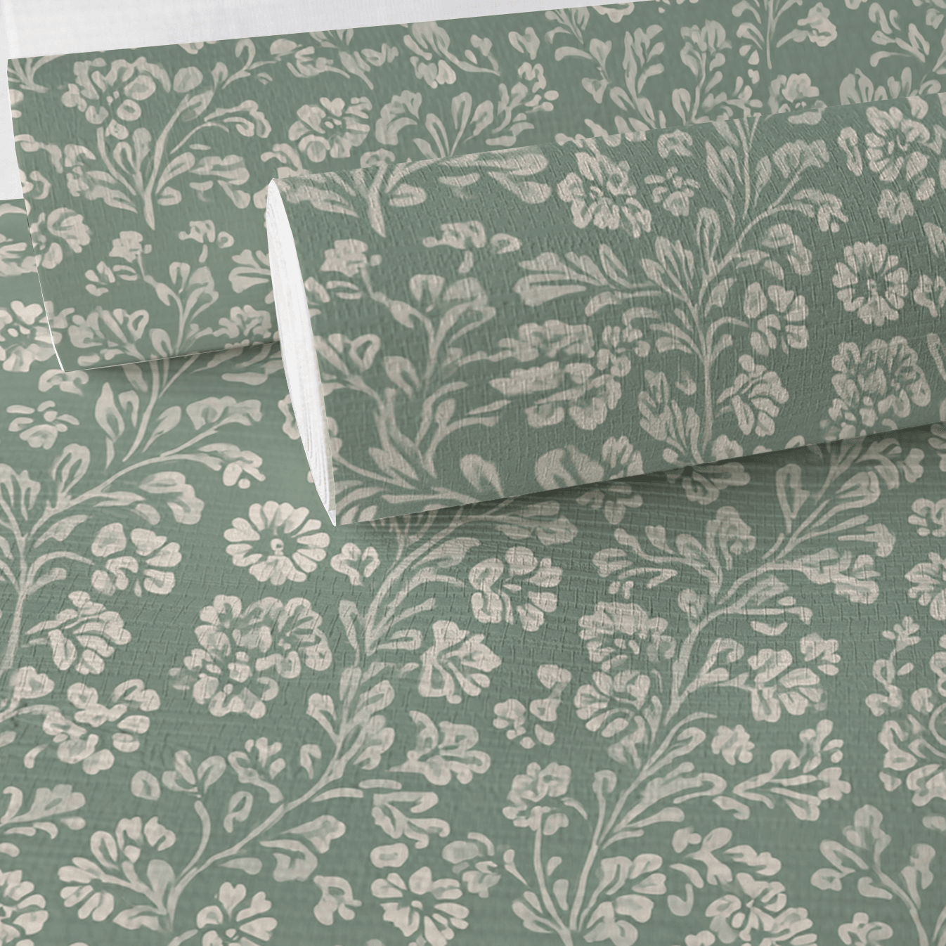 Garden Whispers Faux Grasscloth Wallpaper - Lemon Park