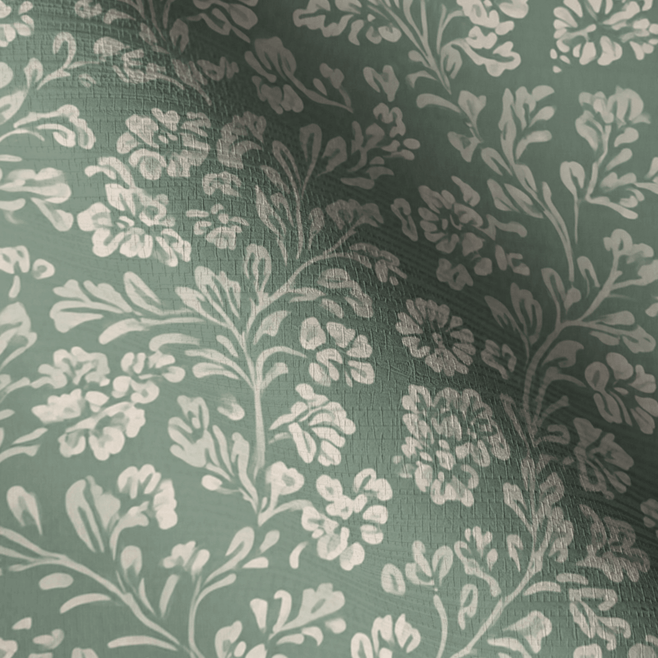 Garden Whispers Faux Grasscloth Wallpaper - Lemon Park
