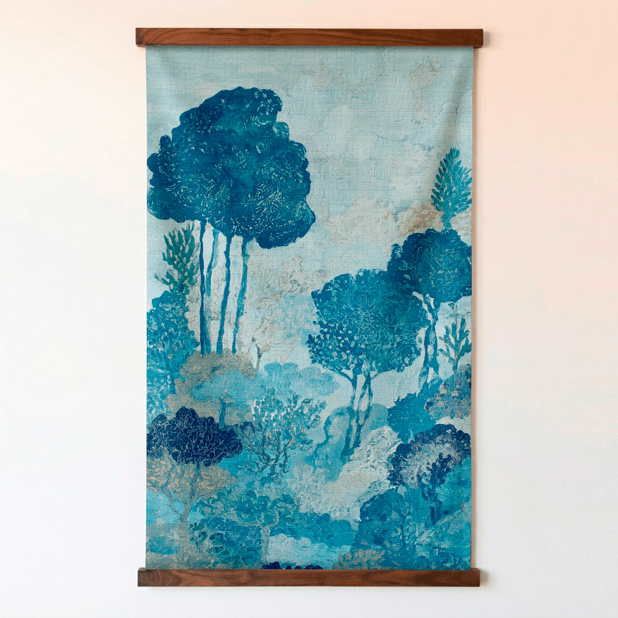 Gathered Grove (Blue) - Tapestry - Lemon Park