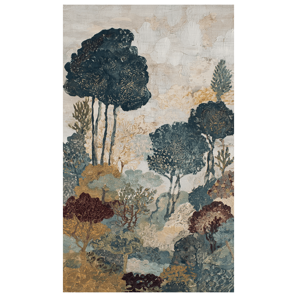 Gathered Grove (Gold) - Tapestry - Lemon Park