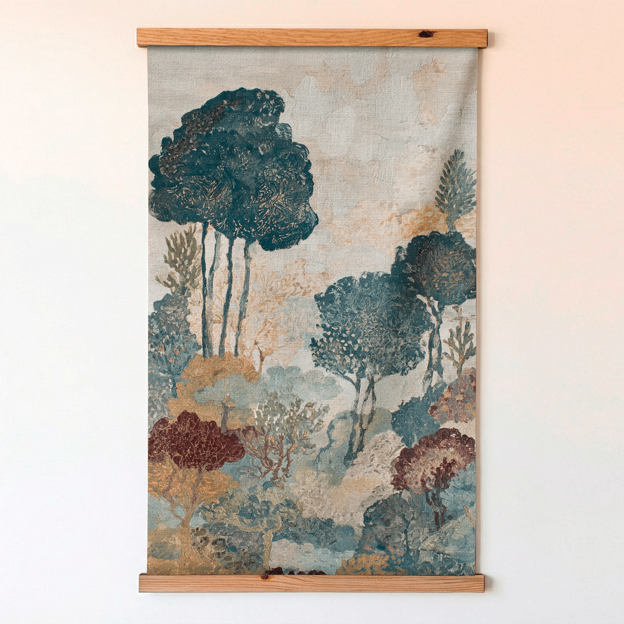 Gathered Grove (Gold) - Tapestry - Lemon Park