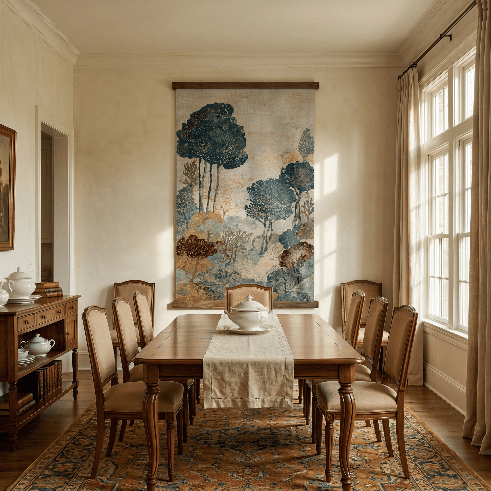 Gathered Grove (Gold) - Tapestry - Lemon Park