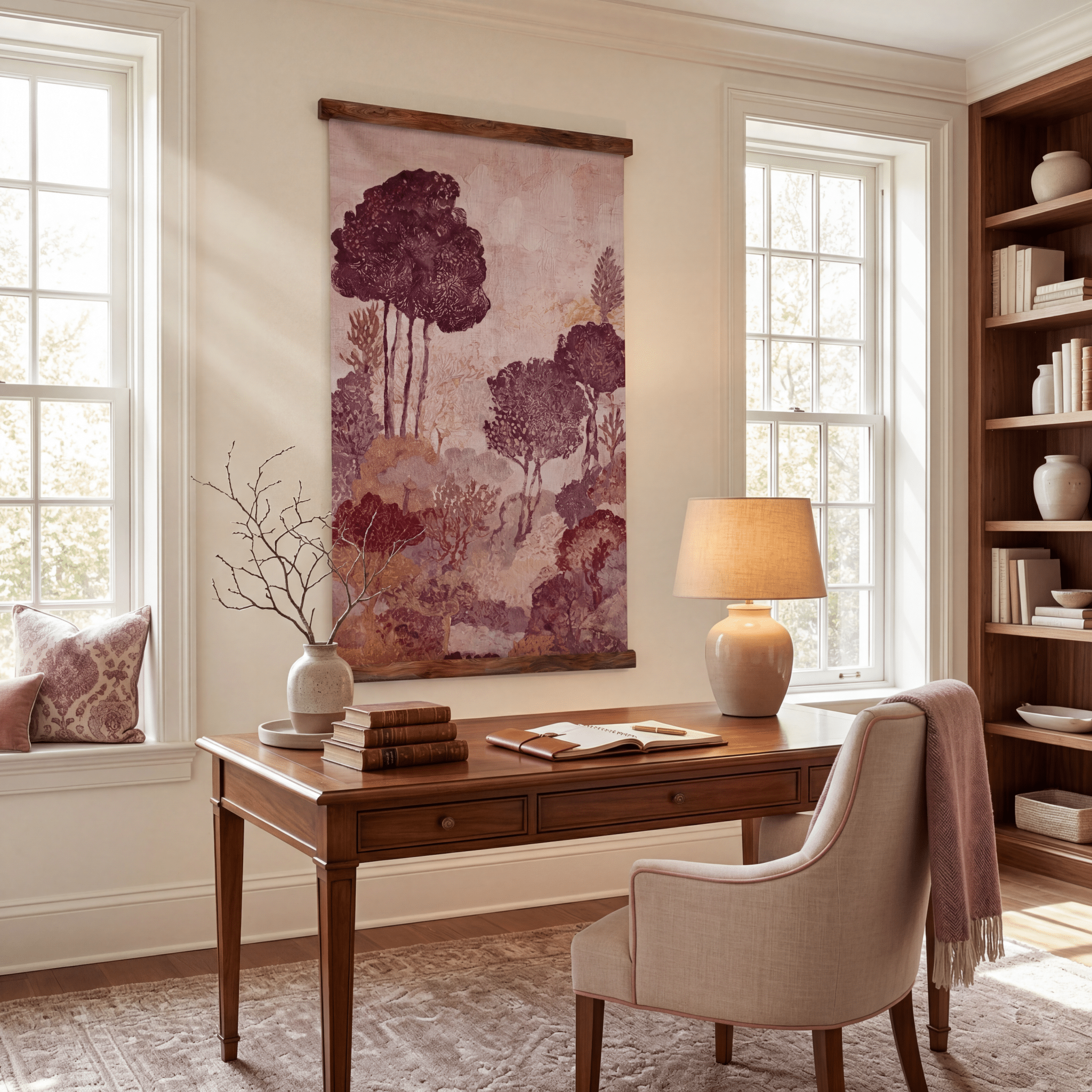 Gathered Grove (Pink) - Tapestry - Lemon Park