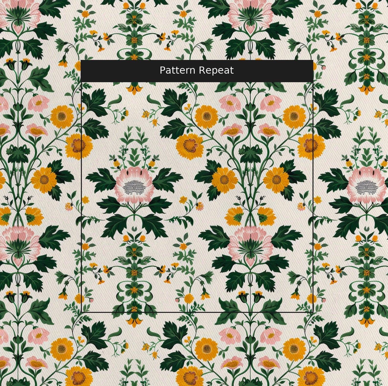 Genevieve's Greenhouse - Fabric - Lemon Park