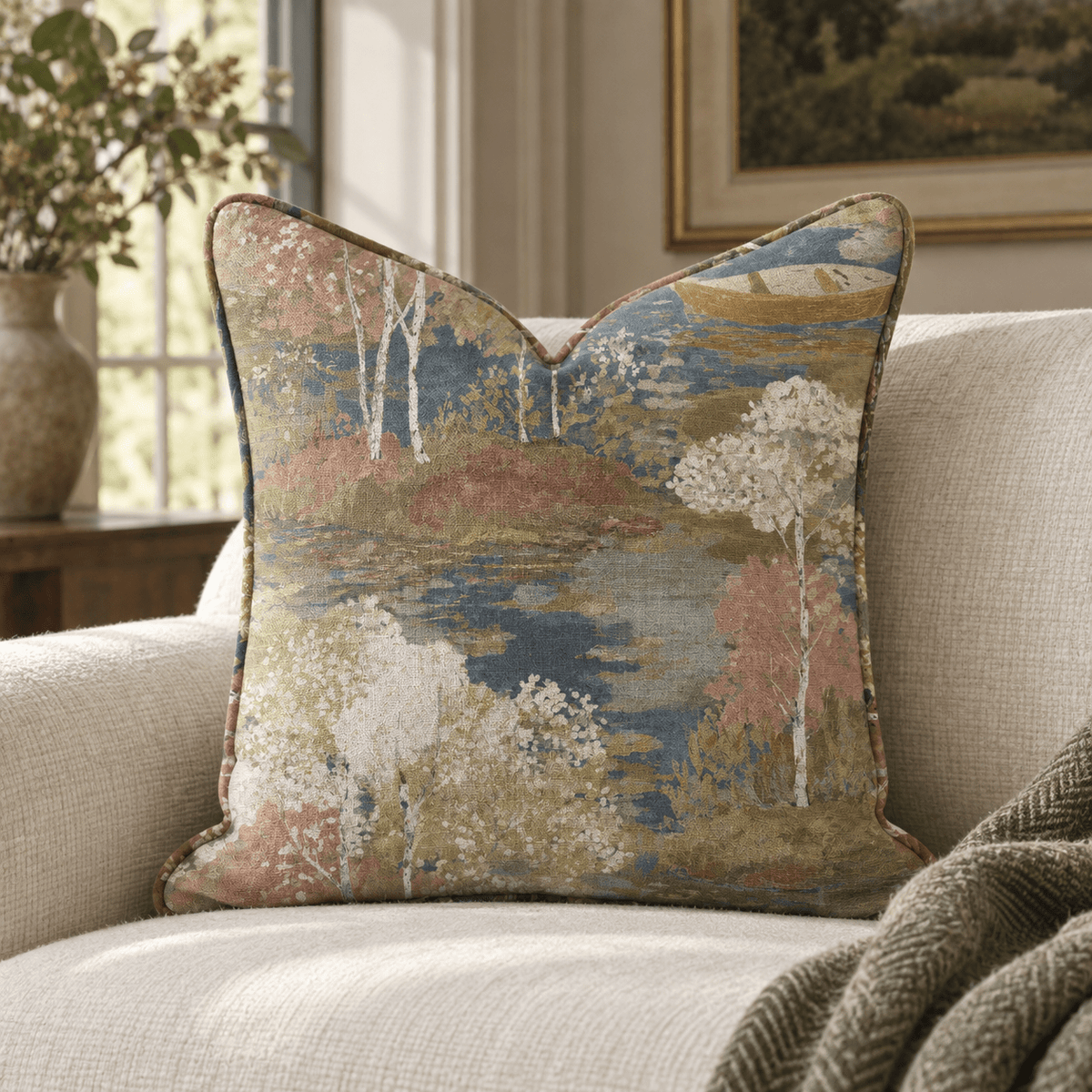 Gentle Country Throw Pillow - Lemon Park