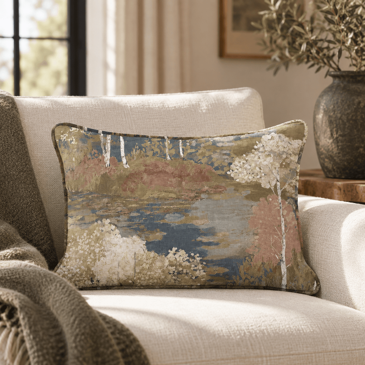 Gentle Country Throw Pillow - Lemon Park
