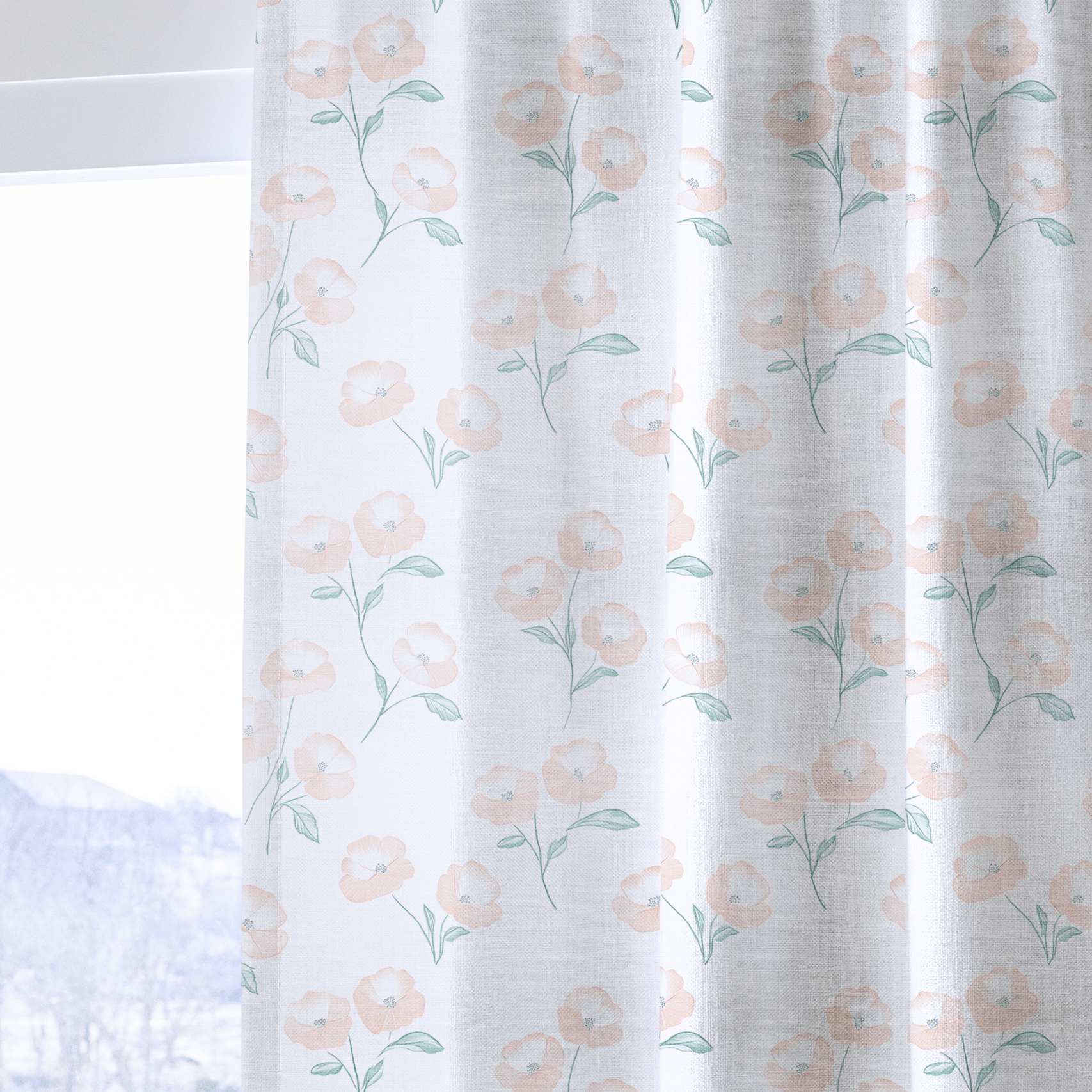 Georgia Peach - Drapery - Lemon Park