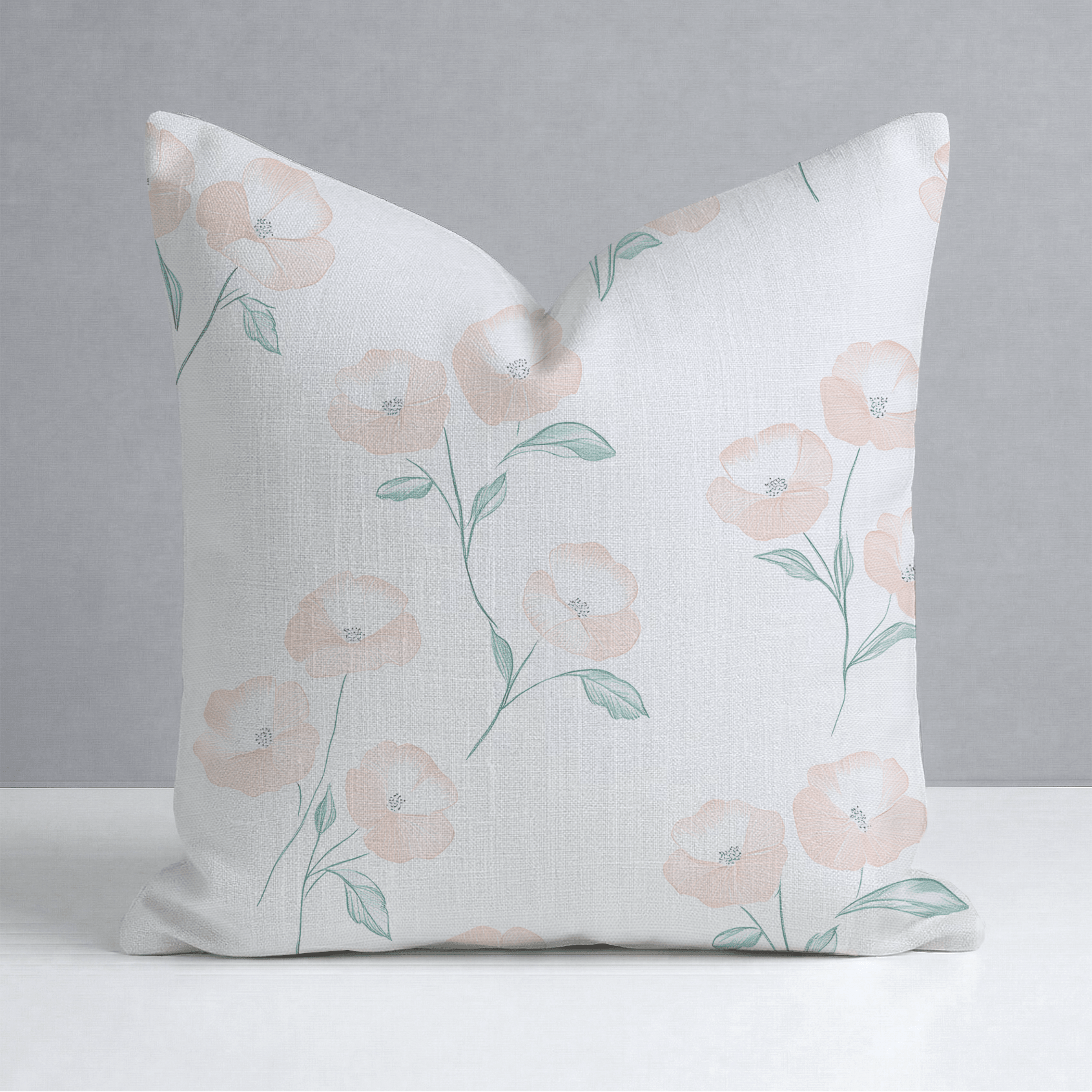 Georgia Peach Throw Pillow - Lemon Park