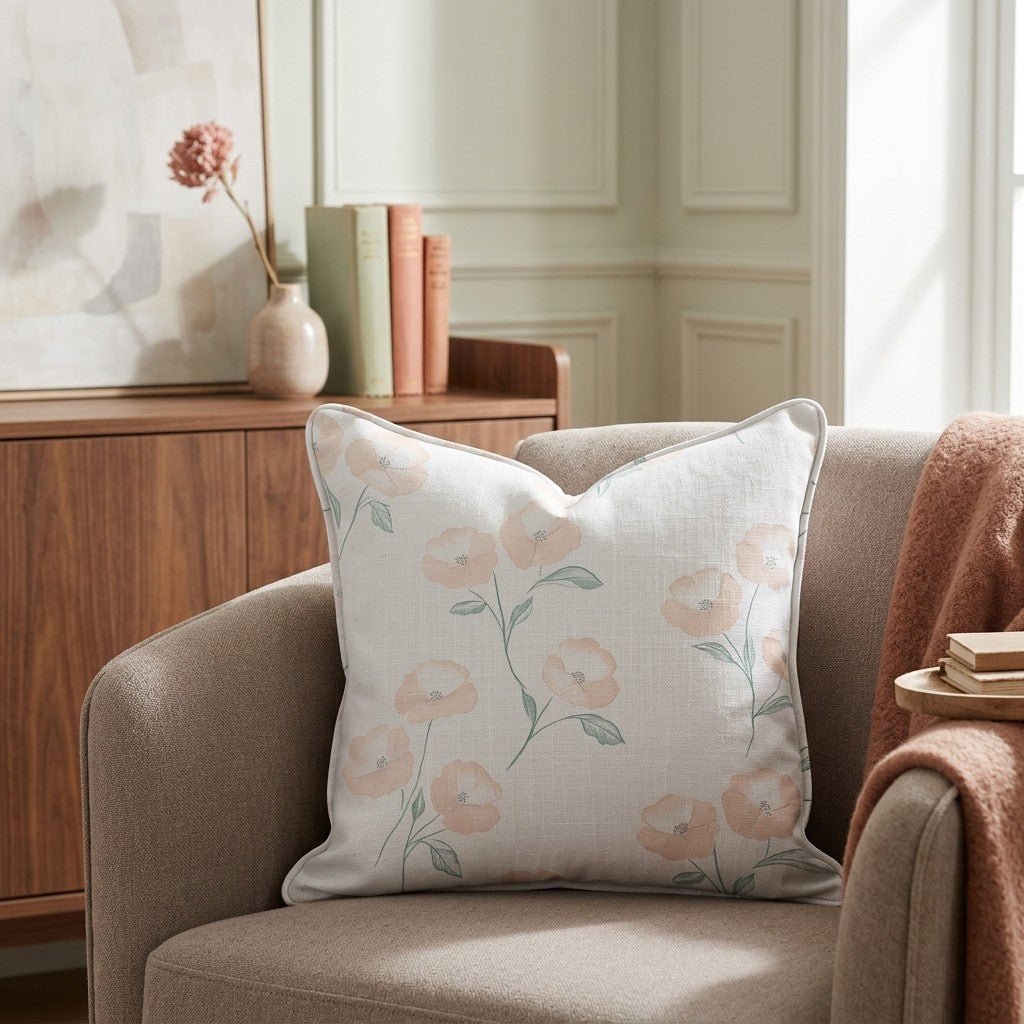Georgia Peach Throw Pillow - Lemon Park