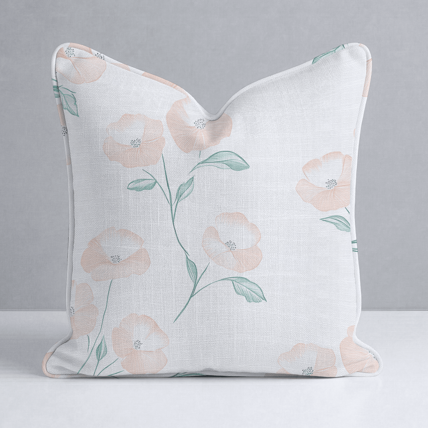 Georgia Peach Throw Pillow - Lemon Park