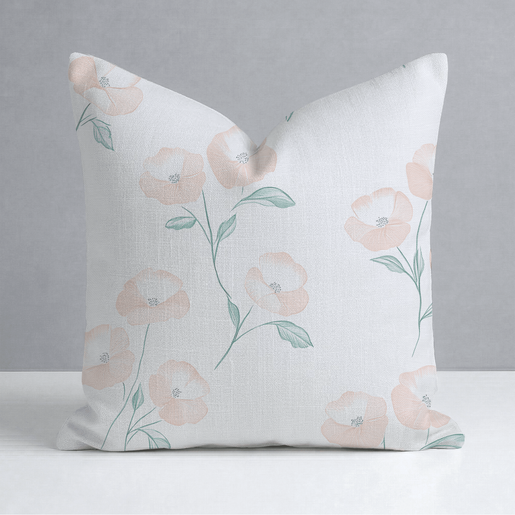 Georgia Peach Throw Pillow - Lemon Park