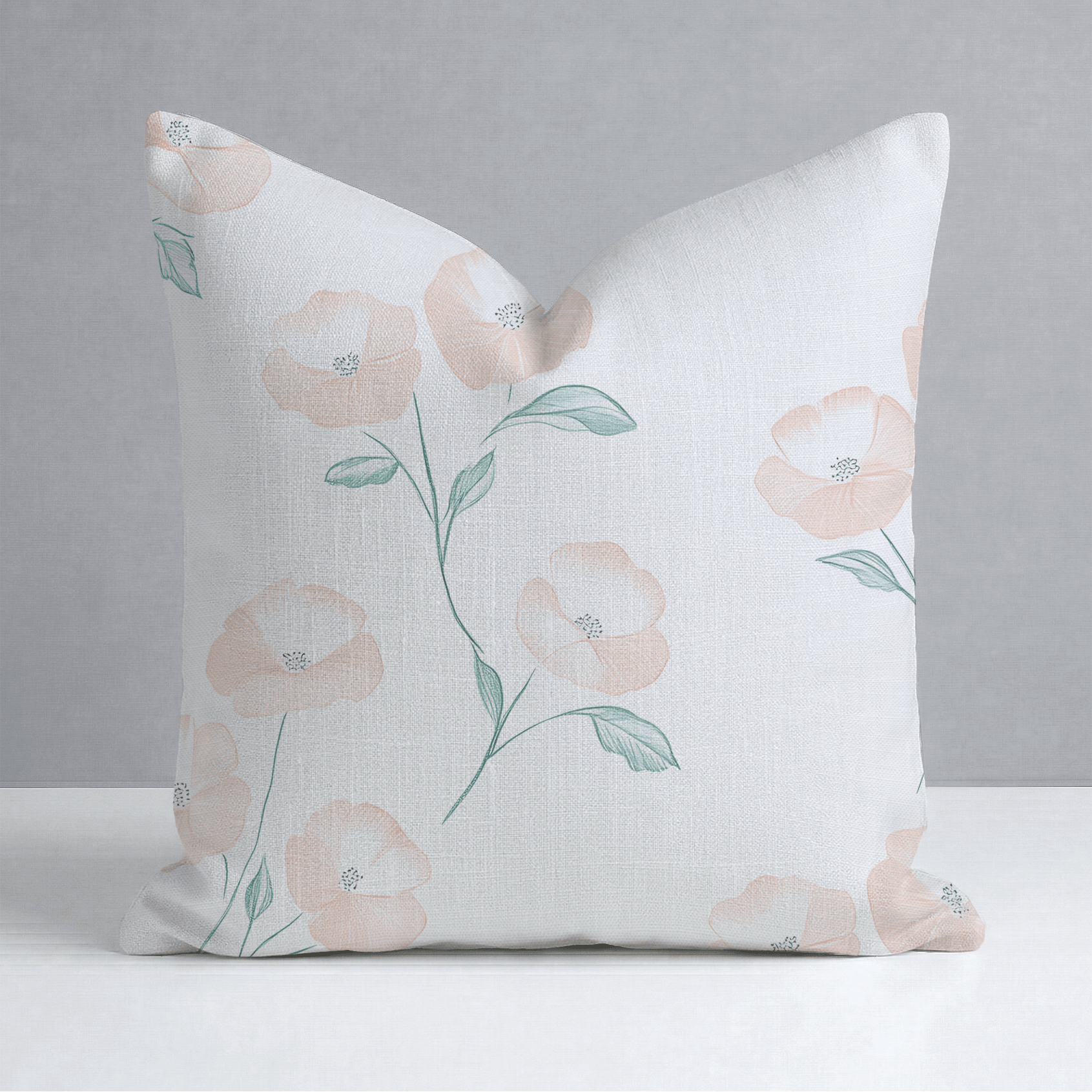 Georgia Peach Throw Pillow - Lemon Park
