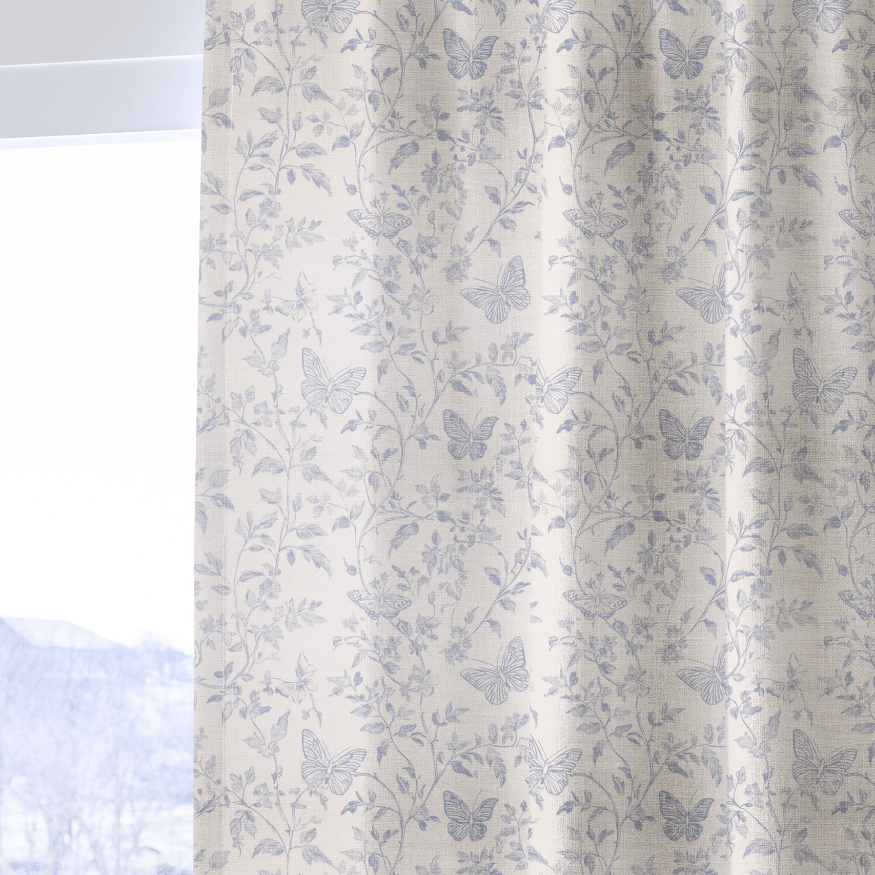 Germantown Blue - Drapery - Lemon Park