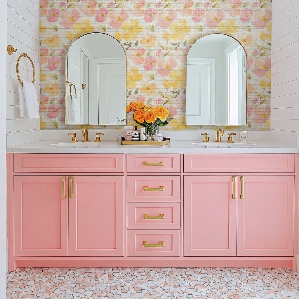 Gia Faux Grasscloth Wallpaper - Lemon Park