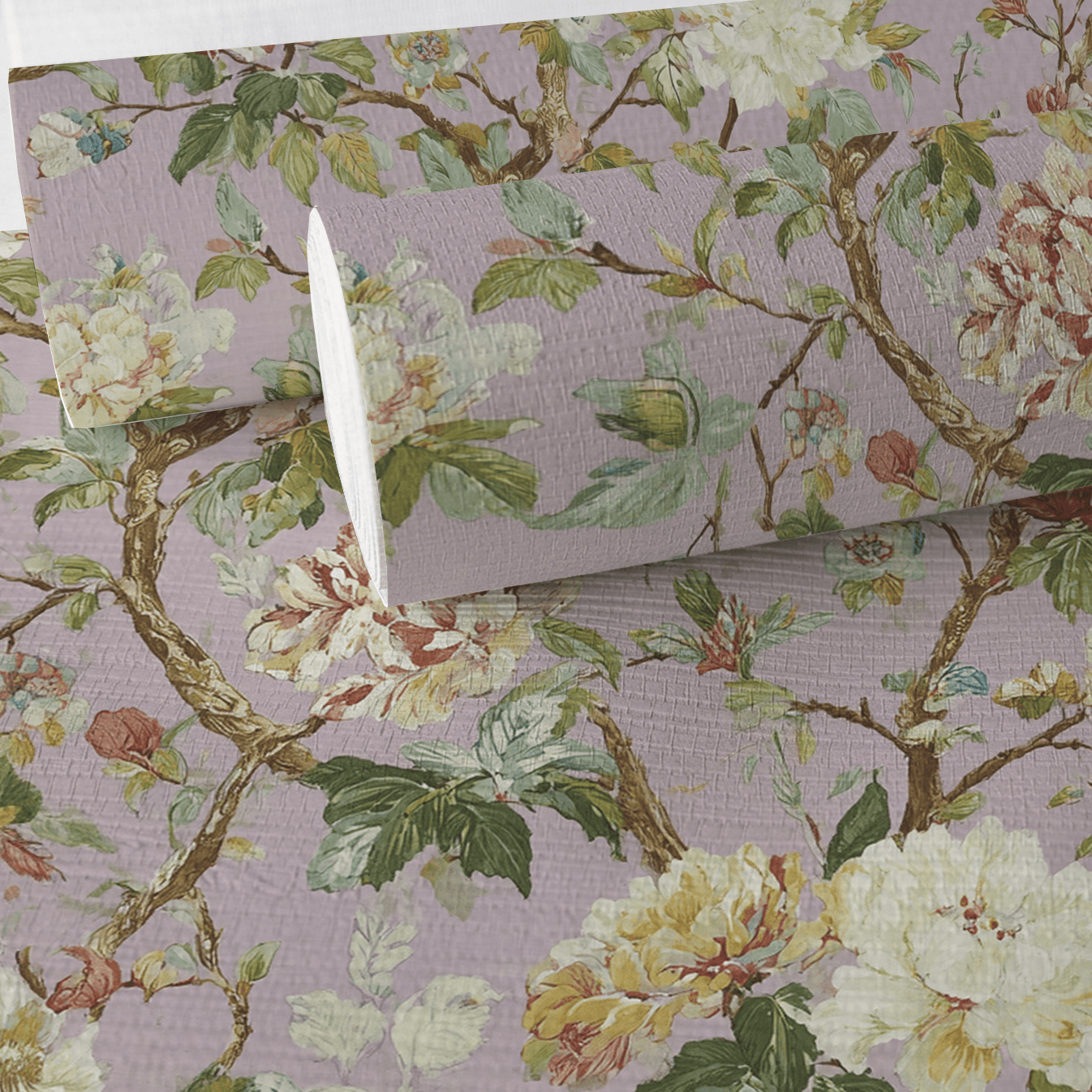 Gianna Faux Grasscloth Wallpaper - Lemon Park