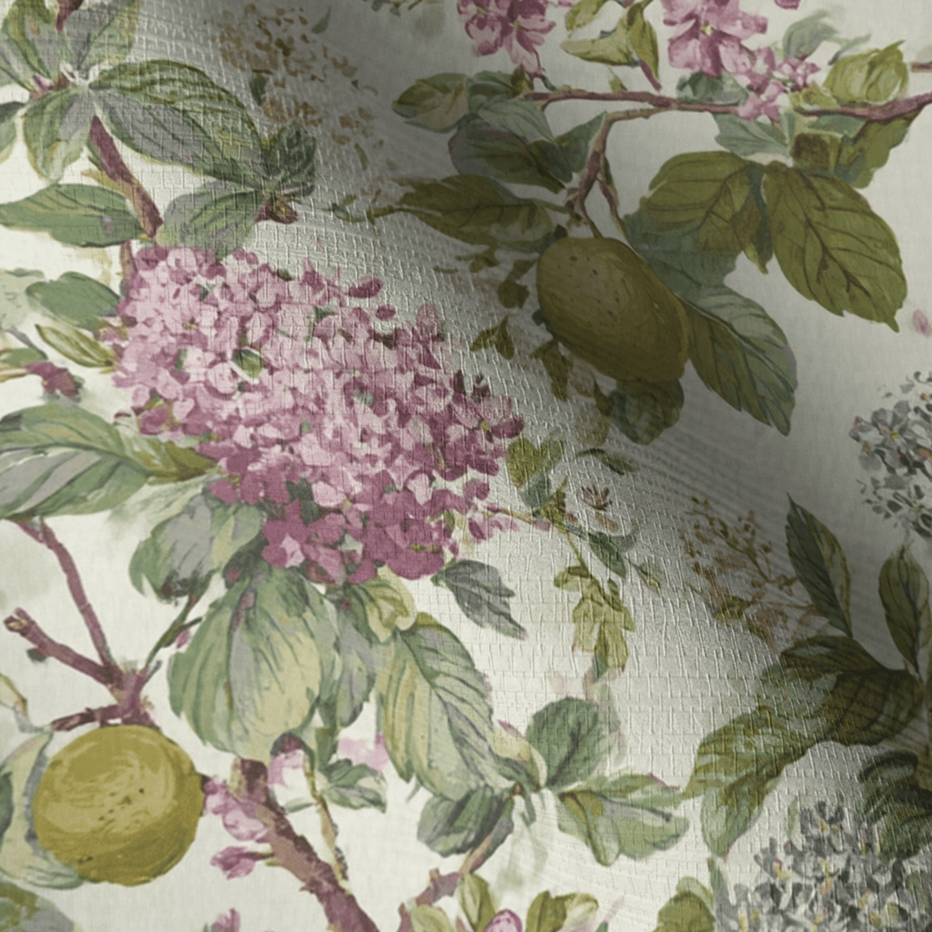 Gigi Faux Grasscloth Wallpaper - Lemon Park
