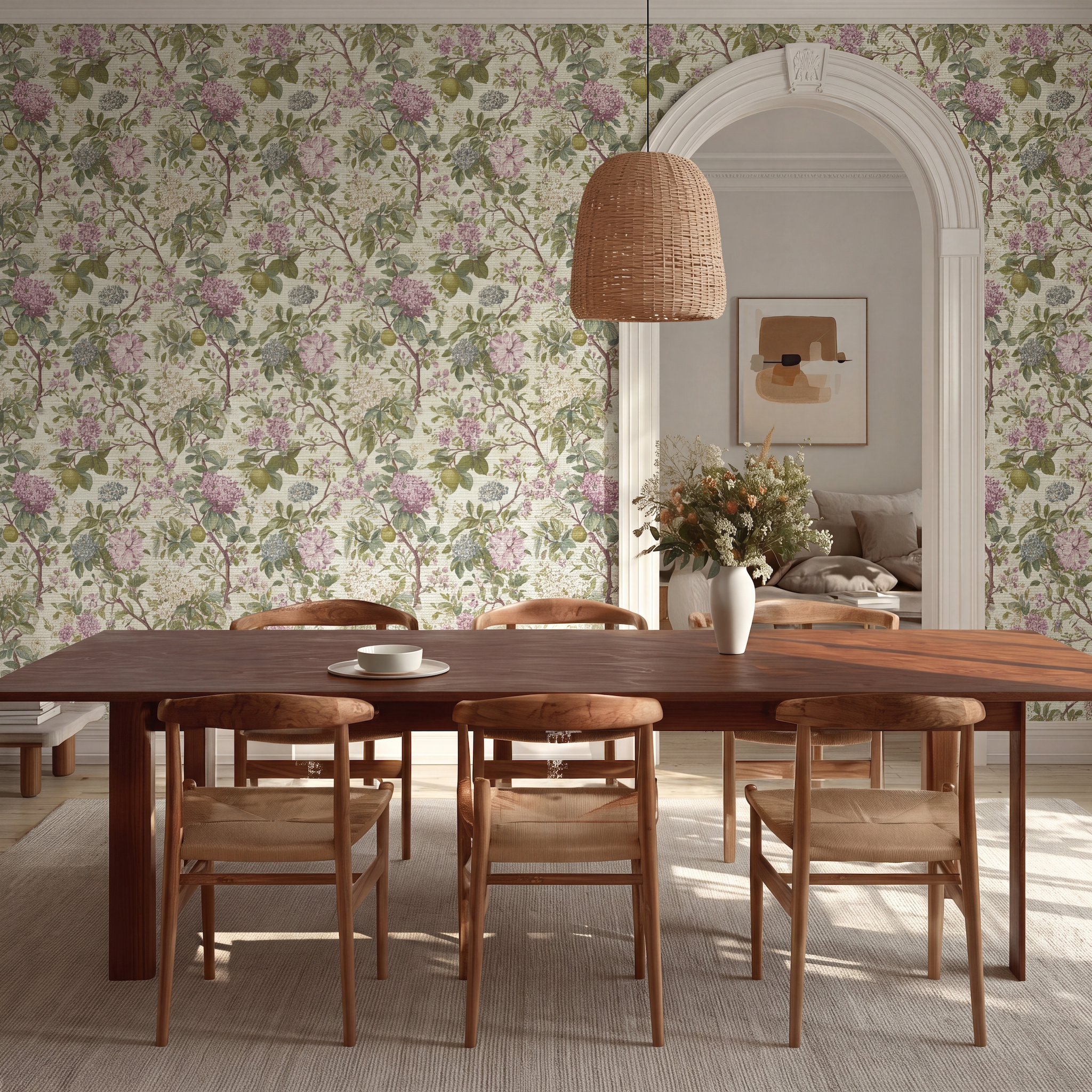 Gigi Faux Grasscloth Wallpaper