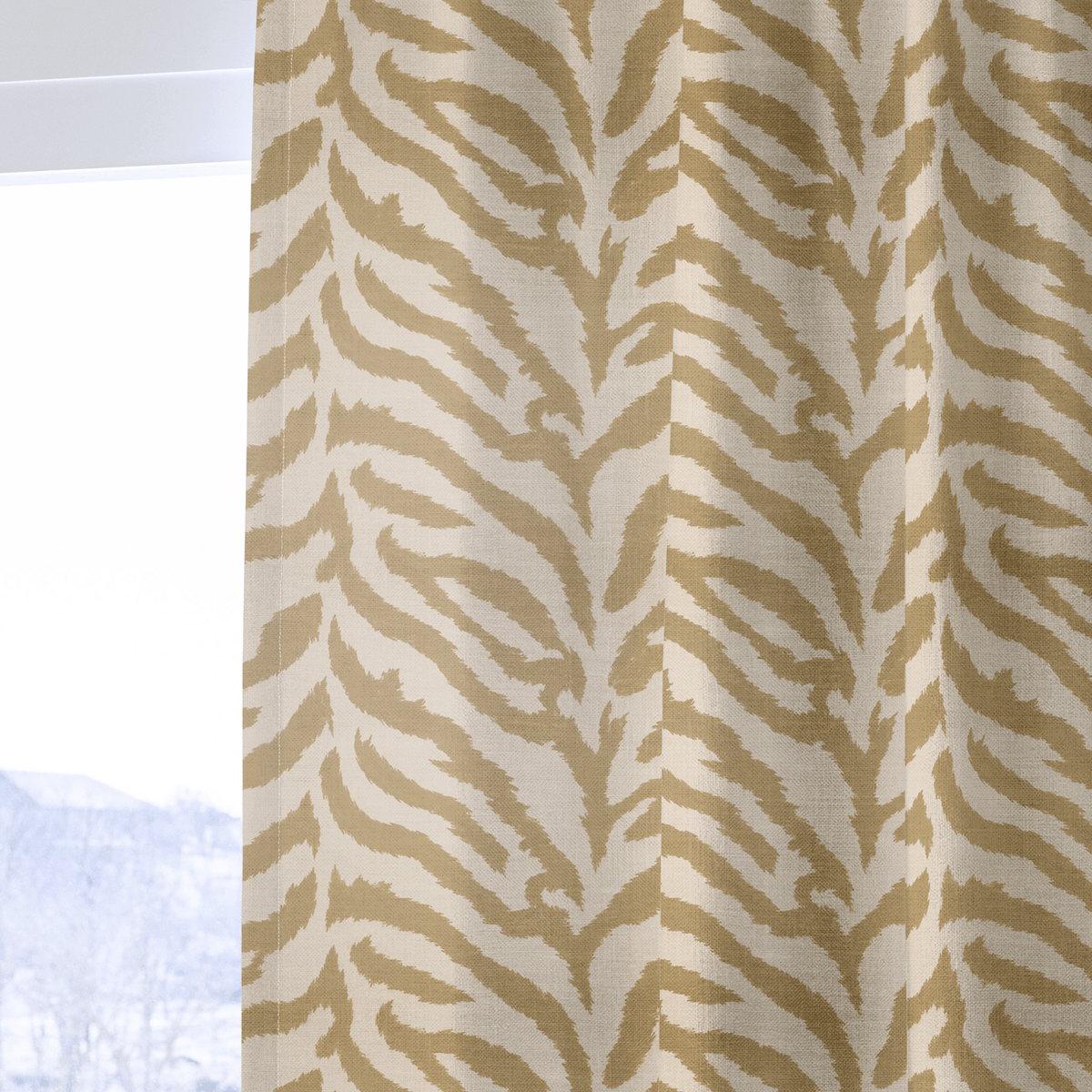 Gilded Stripe - Drapery - Lemon Park