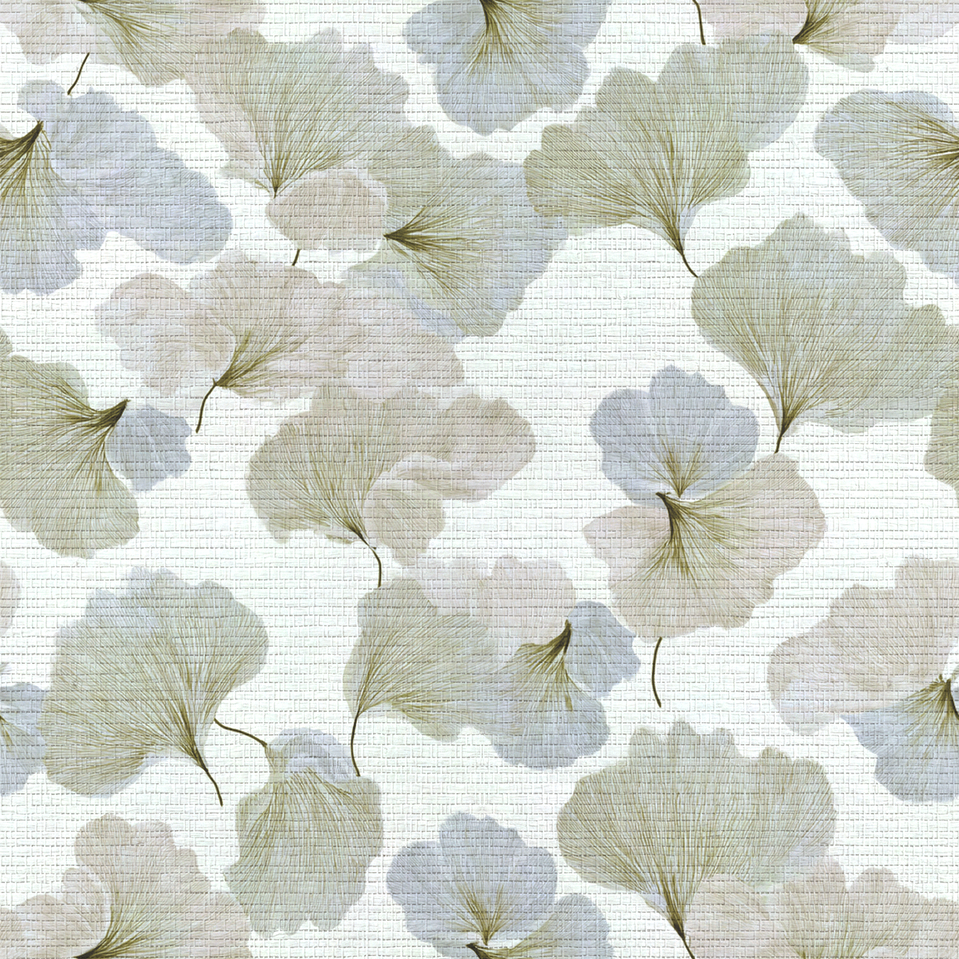 Ginkgo Veil Faux Grasscloth Wallpaper