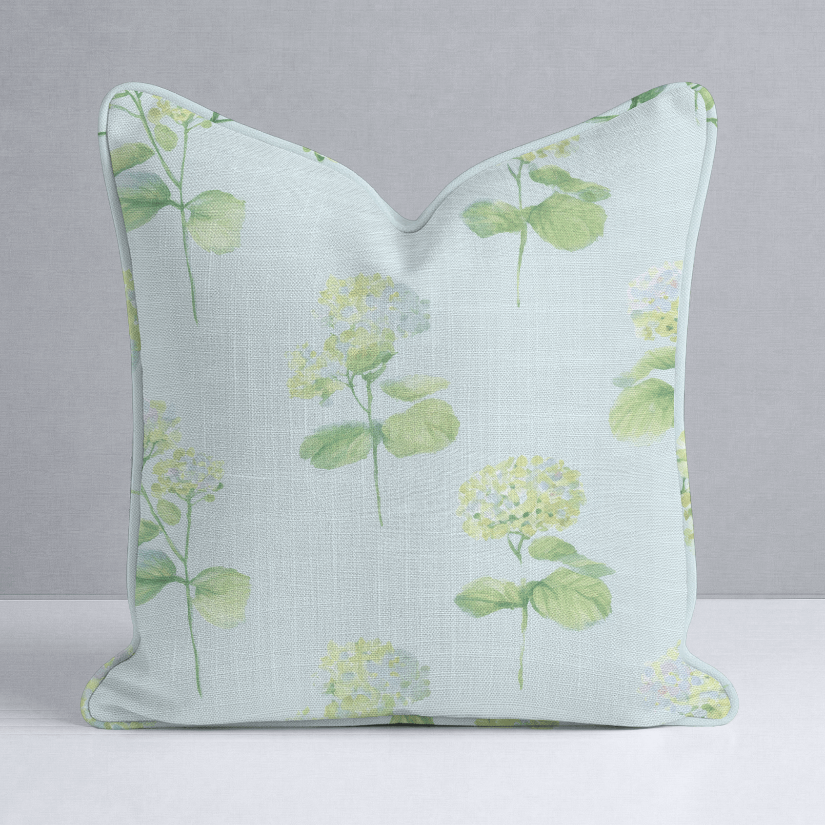 Glacial Ice Flowers Throw Pillow - Lemon Park