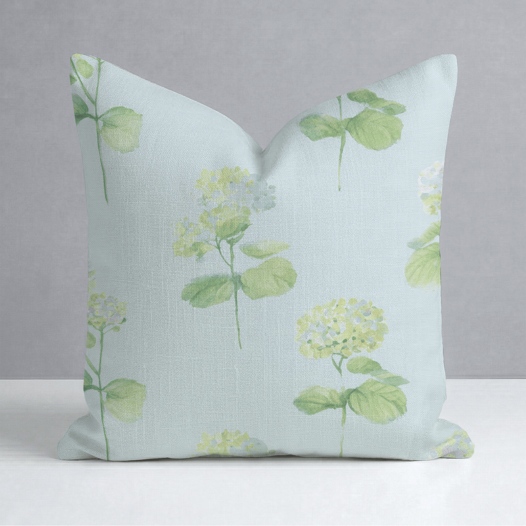 Glacial Ice Flowers Throw Pillow - Lemon Park