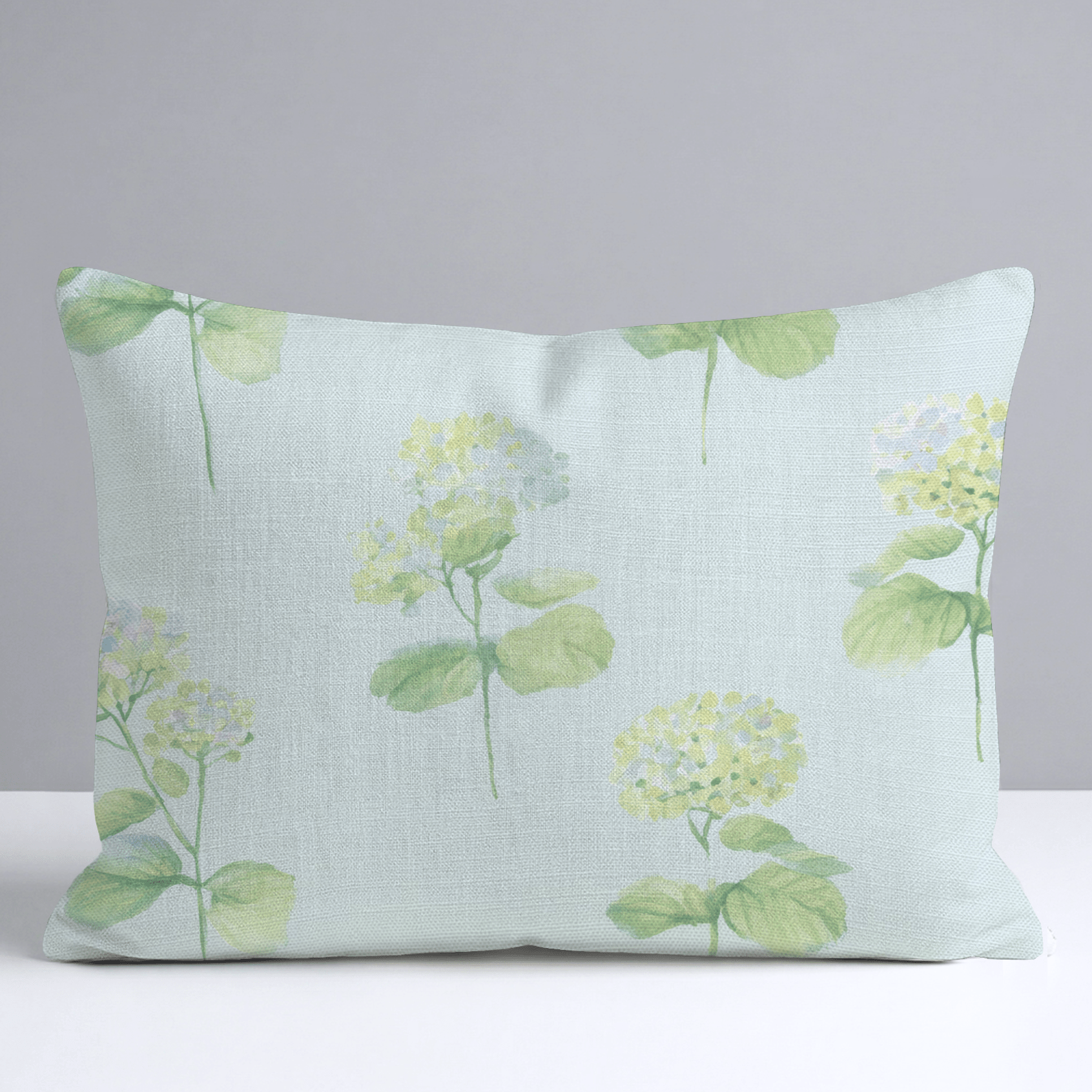 Glacial Ice Flowers Throw Pillow - Lemon Park