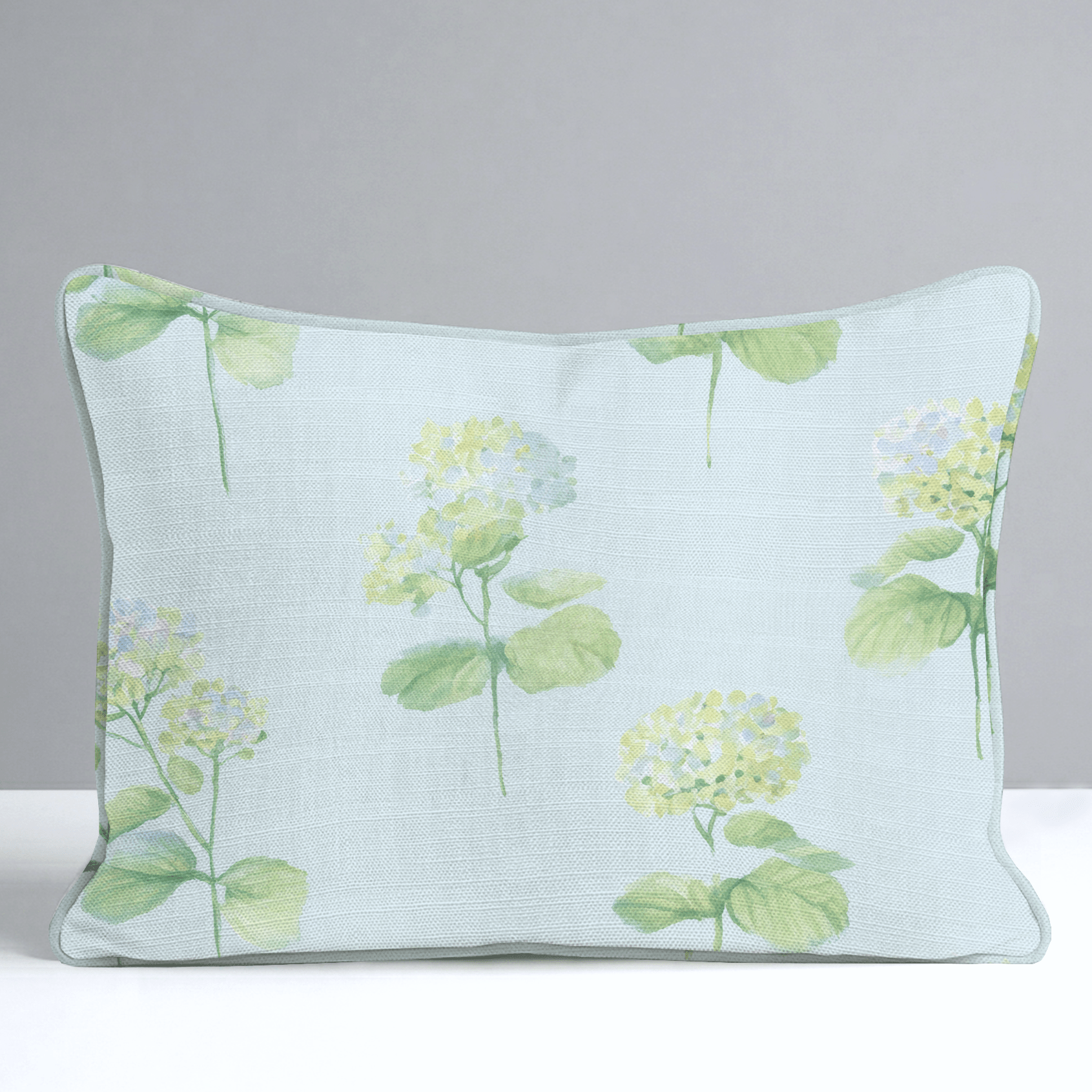 Glacial Ice Flowers Throw Pillow - Lemon Park