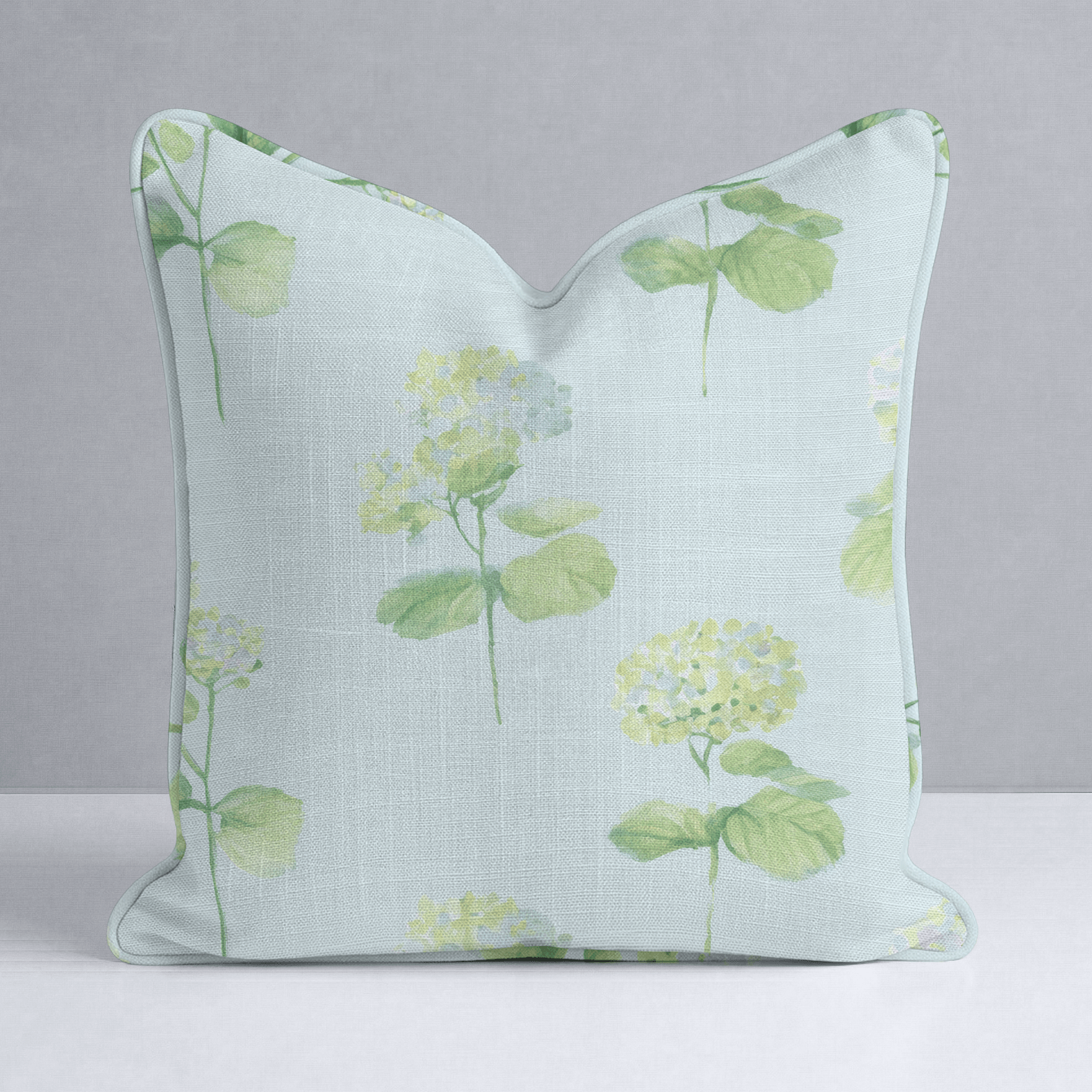 Glacial Ice Flowers Throw Pillow - Lemon Park
