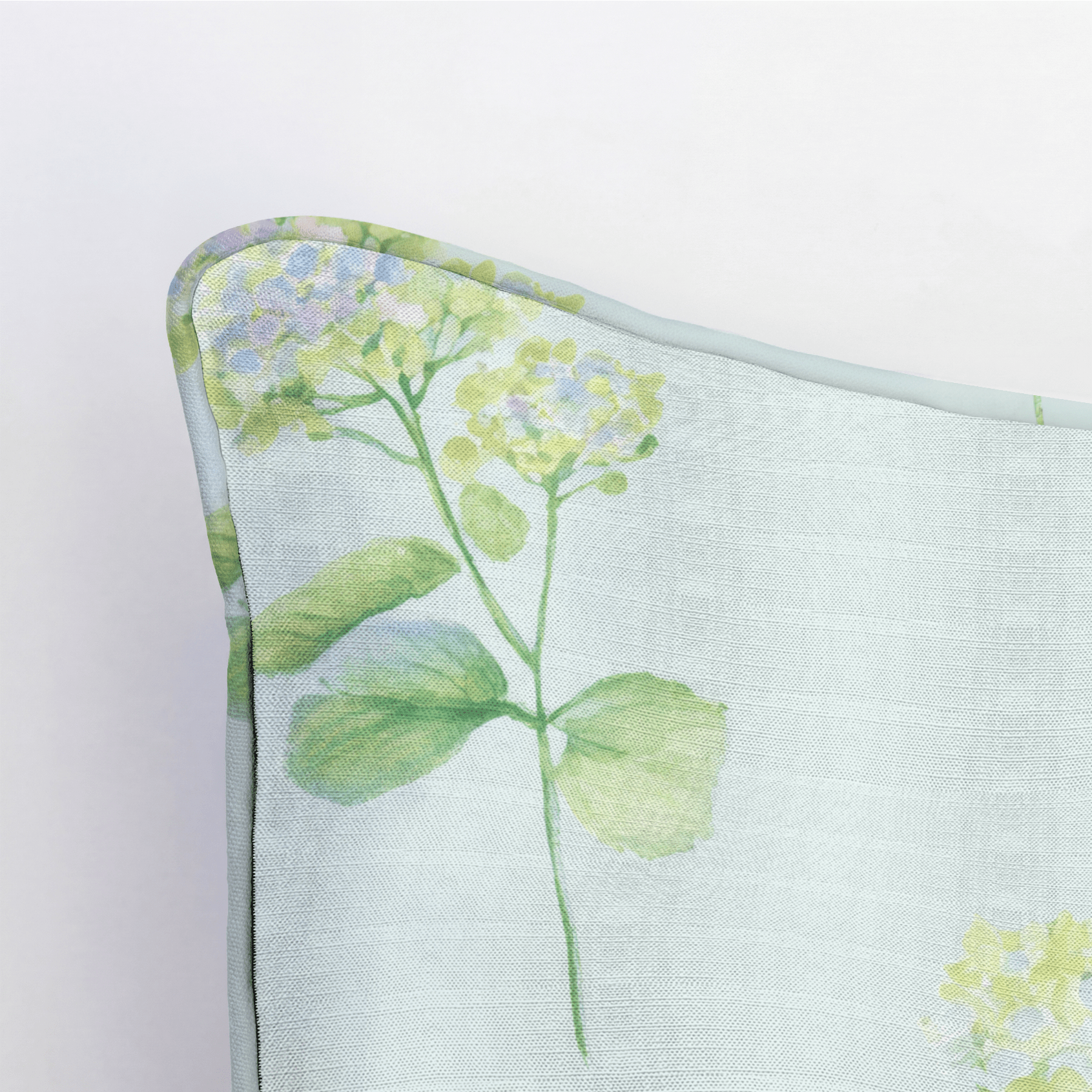 Glacial Ice Flowers Throw Pillow - Lemon Park