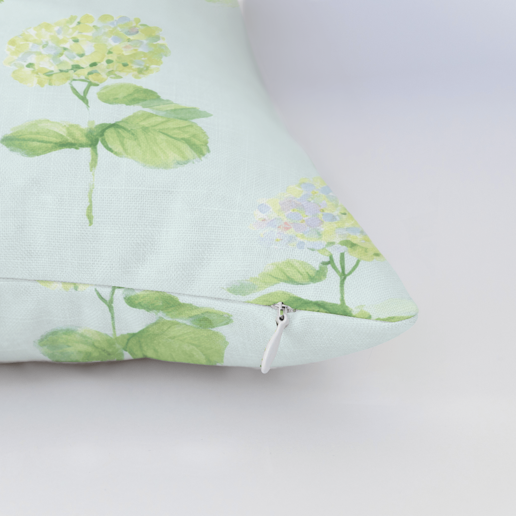 Glacial Ice Flowers Throw Pillow - Lemon Park