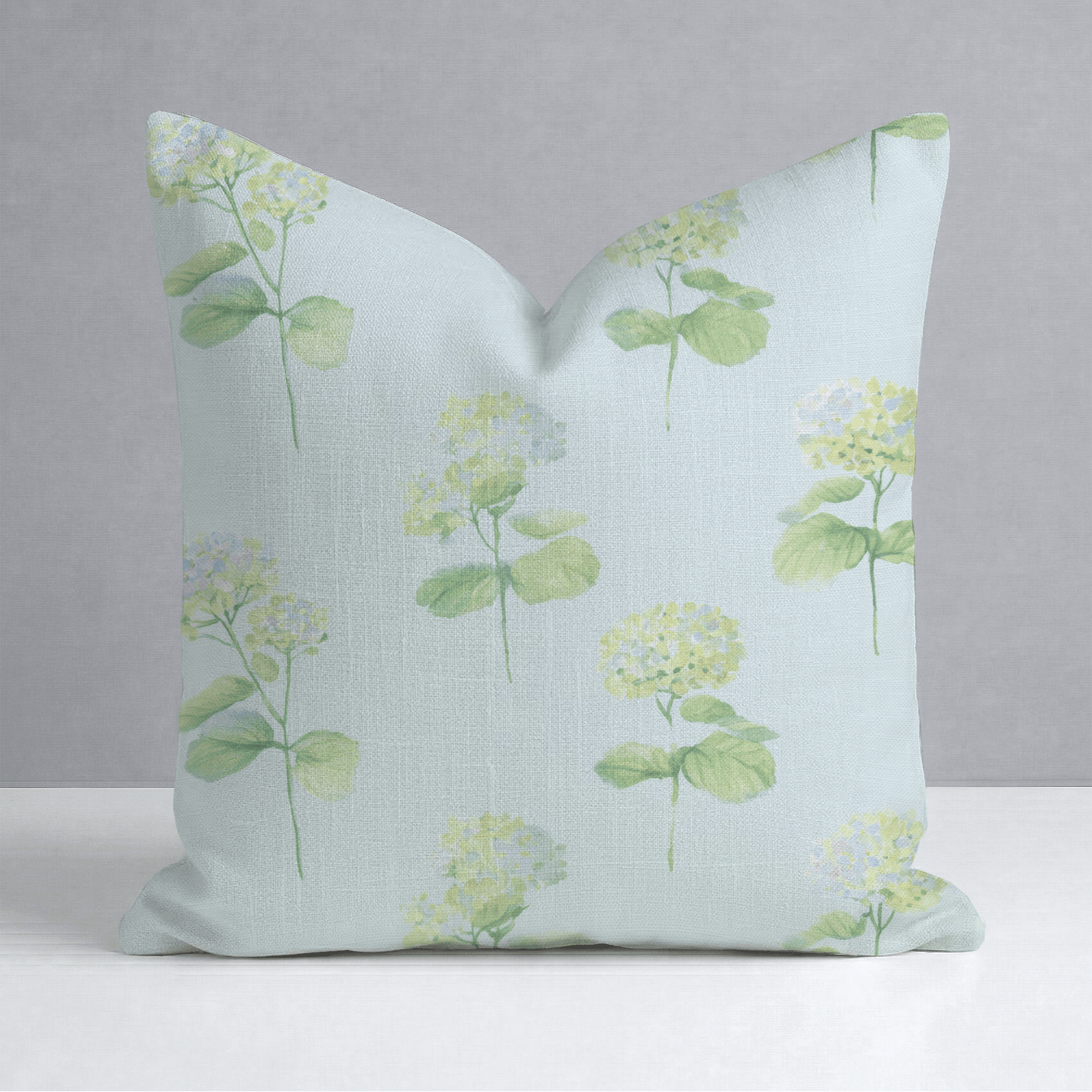 Glacial Ice Flowers Throw Pillow - Lemon Park