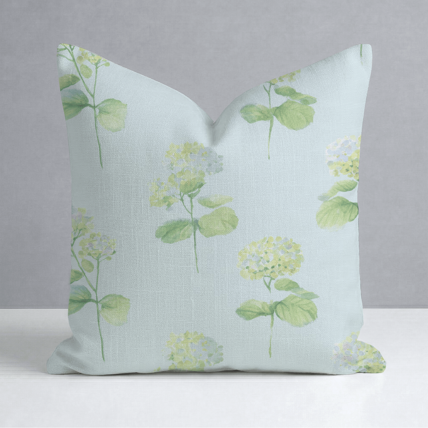 Glacial Ice Flowers Throw Pillow - Lemon Park