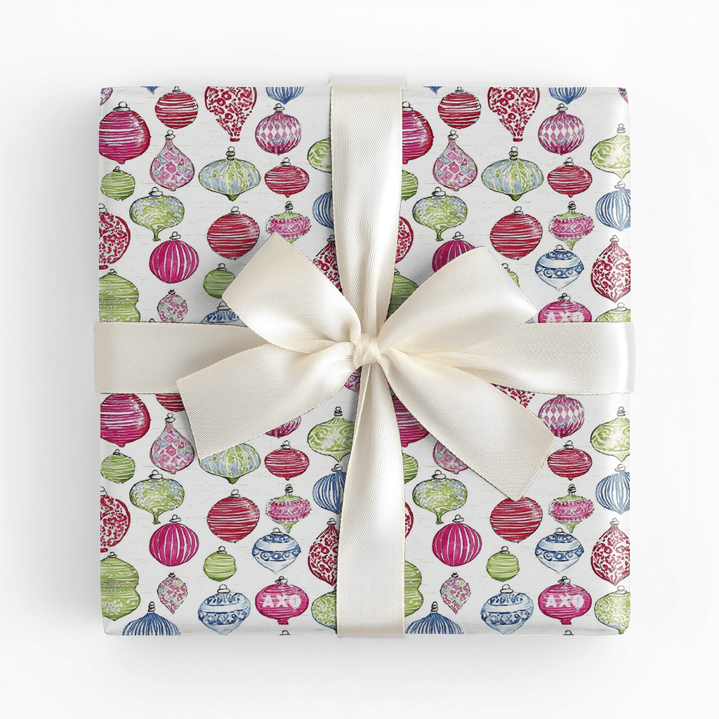 Glass Bauble - Wrapping Paper - Lemon Park