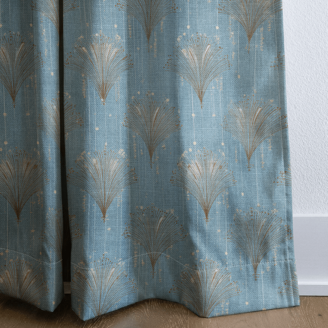Gold Fanning - Drapery - Lemon Park