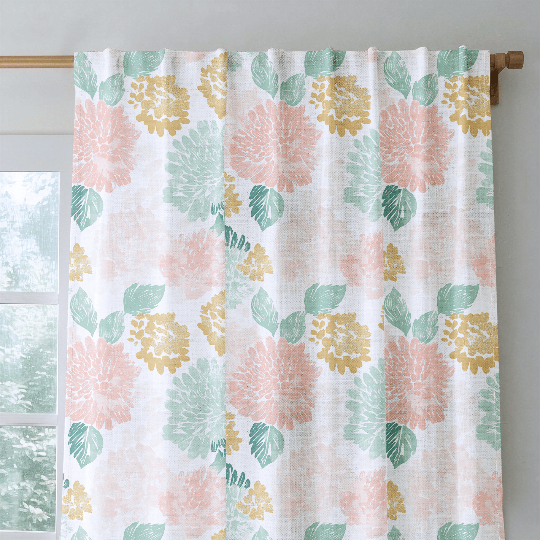 Golden Dahlia - Drapery - Lemon Park