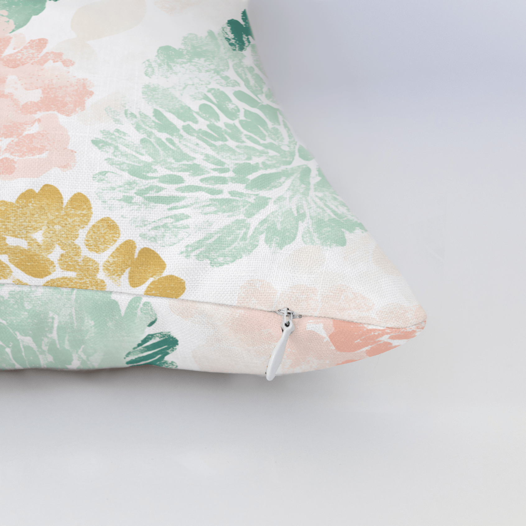 Golden Dahlia Throw Pillow - Lemon Park