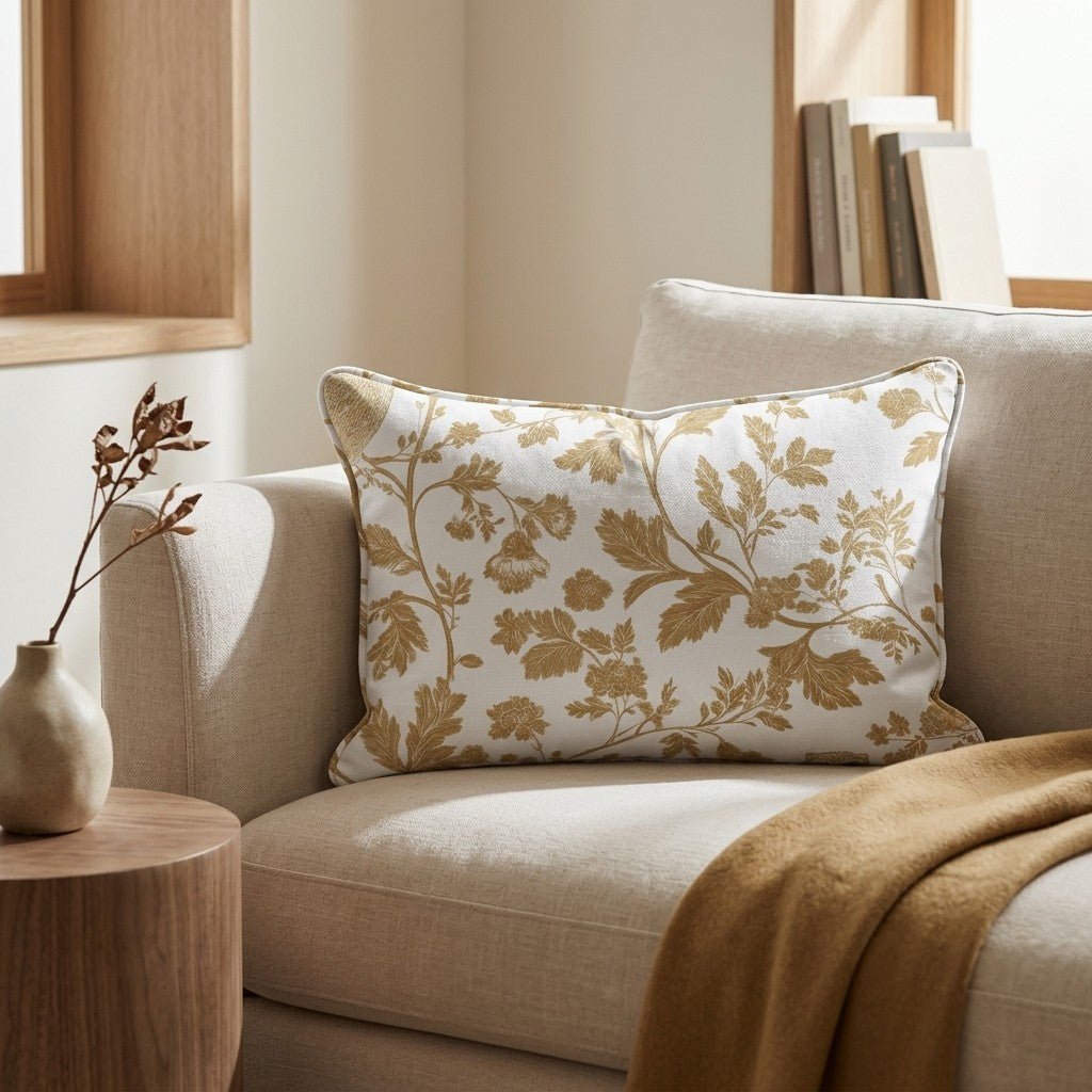 Golden Owl Friend Throw Pillow - Lemon Park