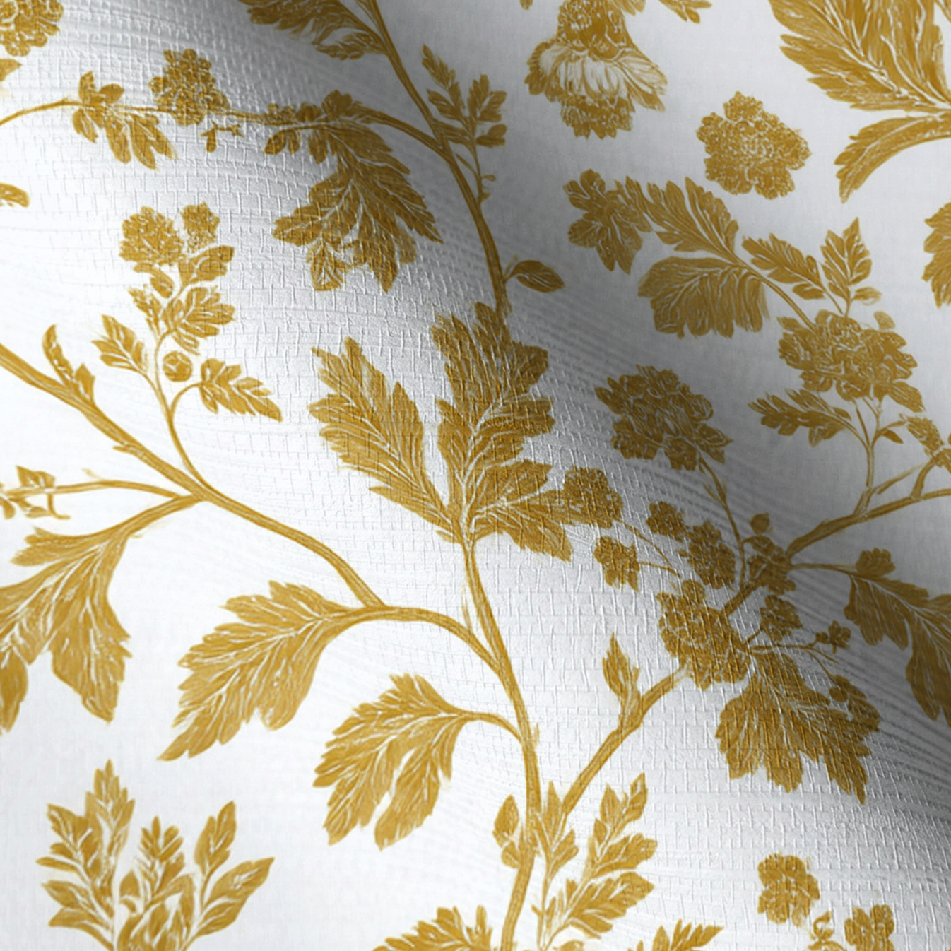 Golden Owl Friend Faux Grasscloth Wallpaper