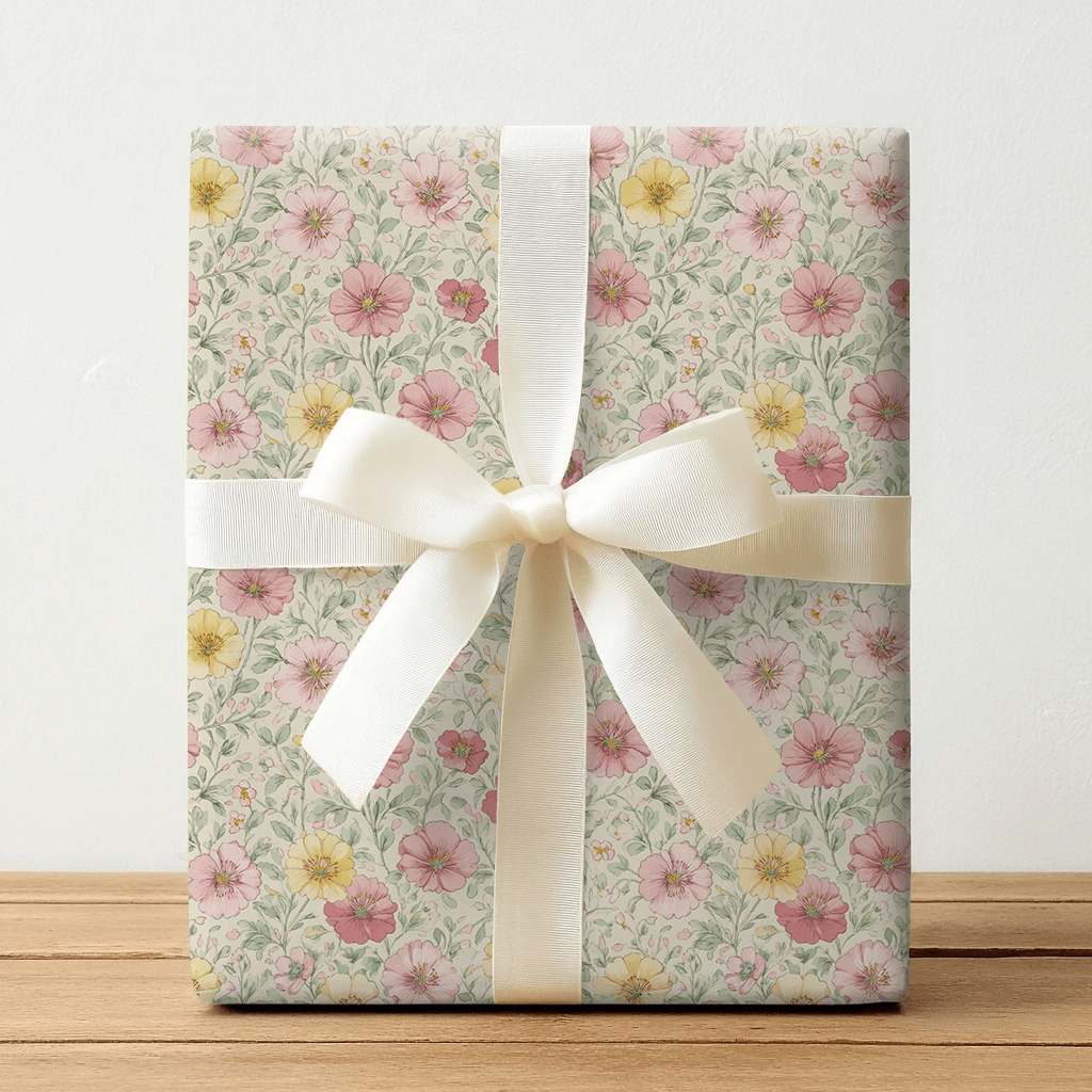 Golden Poppy - Wrapping Paper - Lemon Park