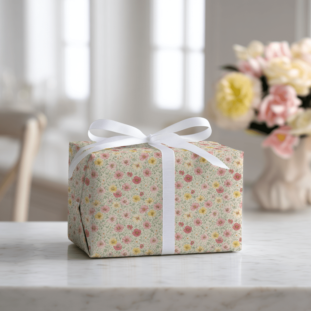Golden Poppy - Wrapping Paper - Lemon Park