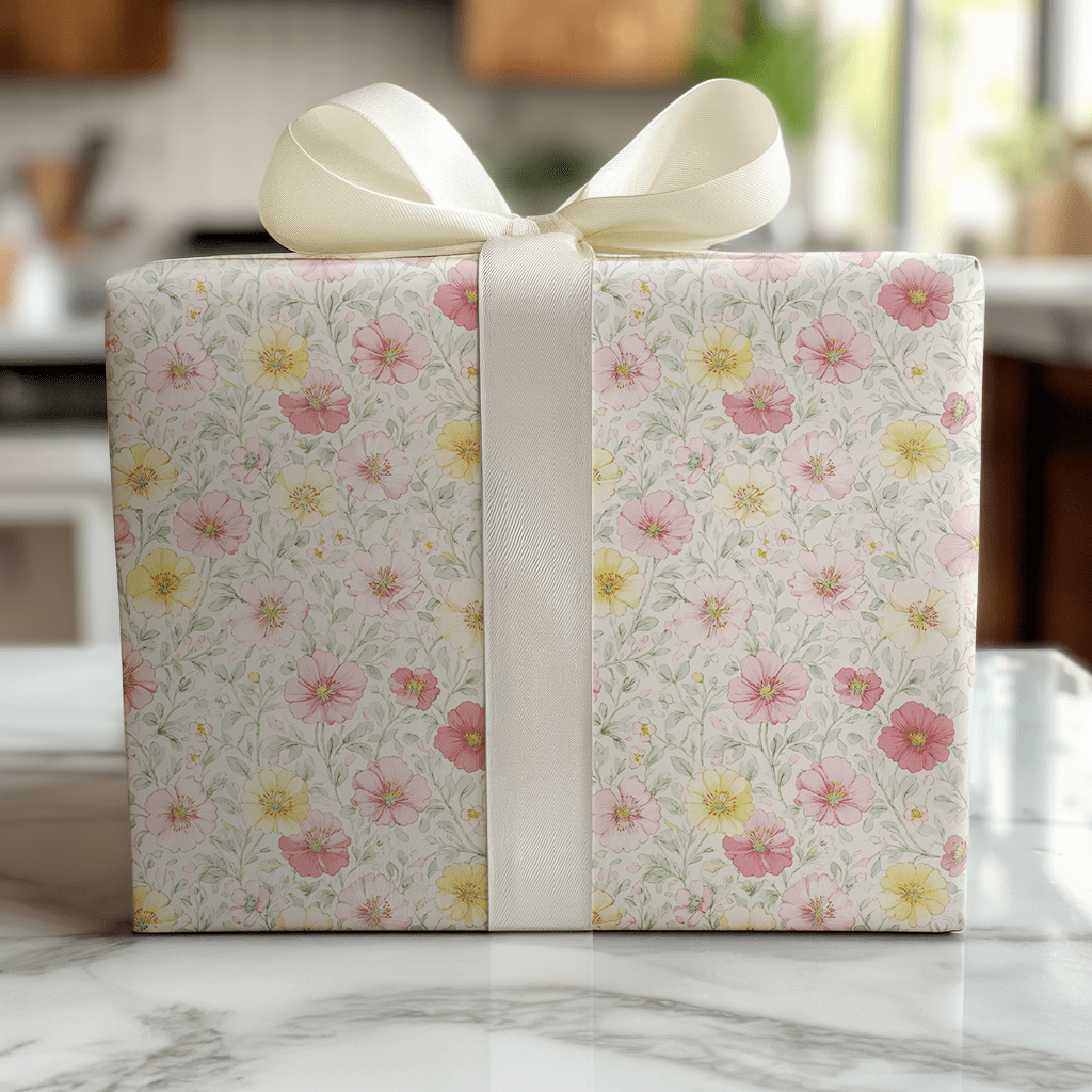 Golden Poppy - Wrapping Paper - Lemon Park