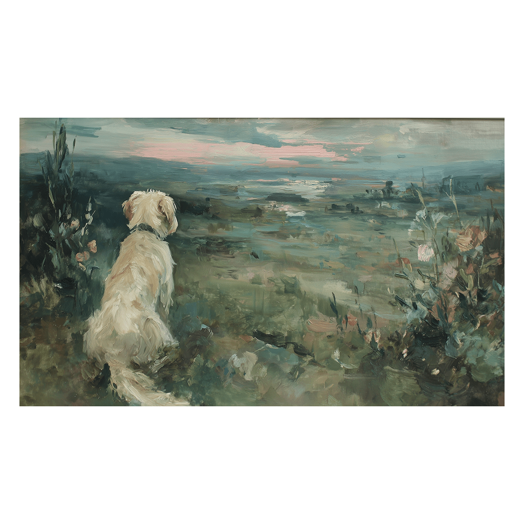 Goldendoodle Overlook - Tapestry - Lemon Park