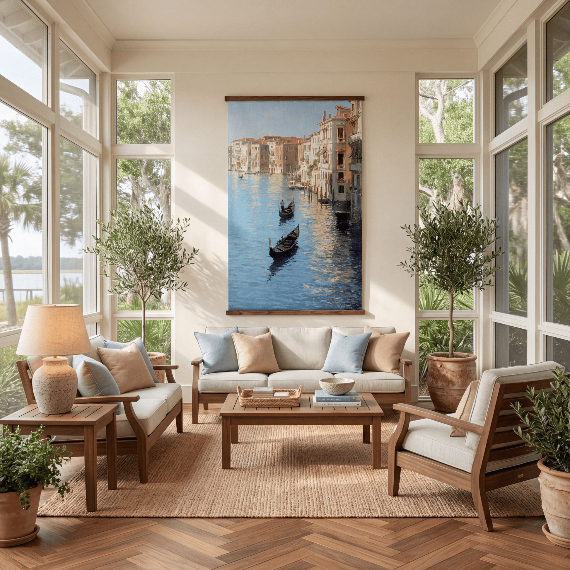 Good Morning Gondola - Tapestry - Lemon Park